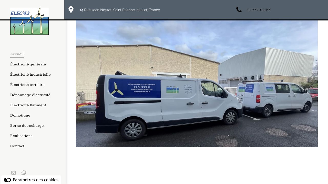 Capture du site de Elec’42 MB