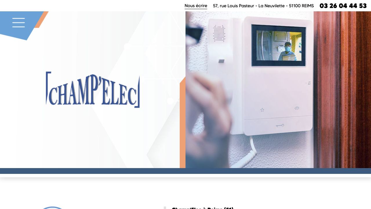 Capture du site de Champ’Elec