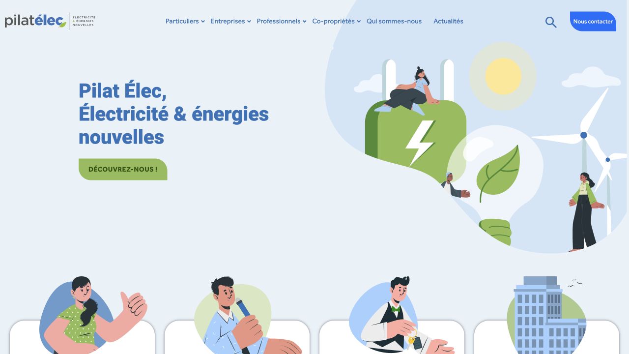 Capture du site de Pilat Élec