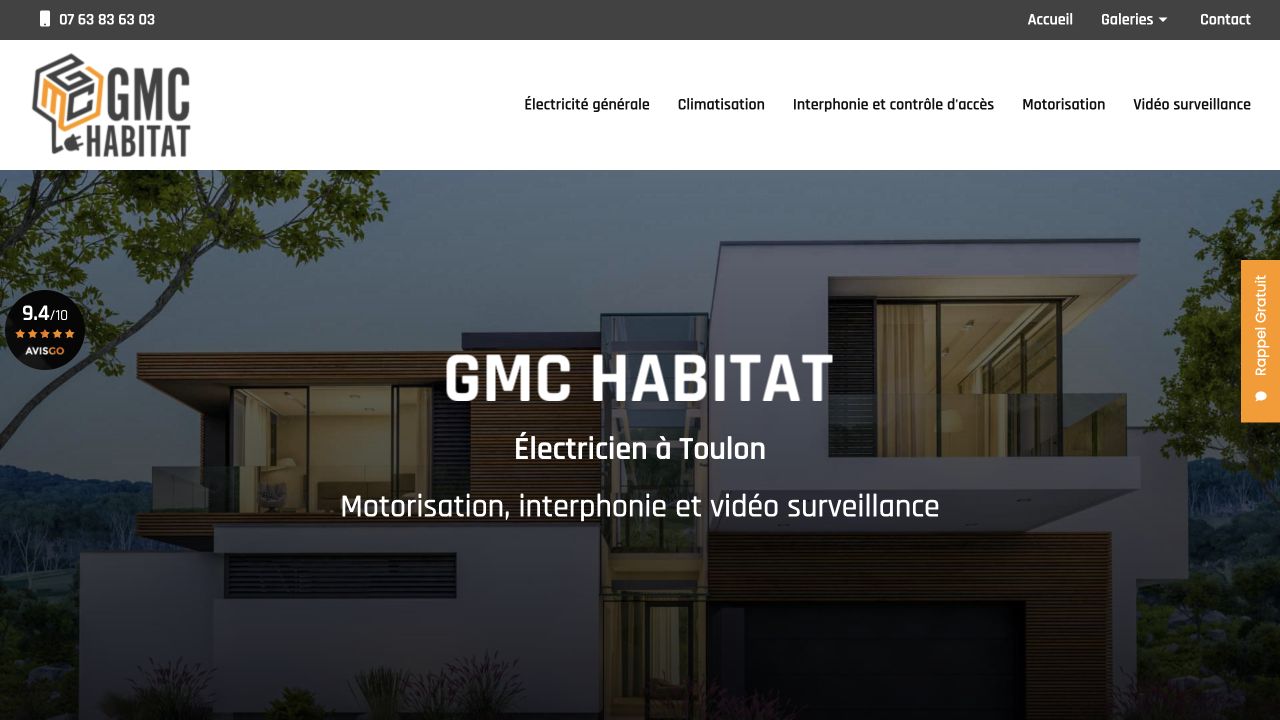 Capture du site de GMC Habitat